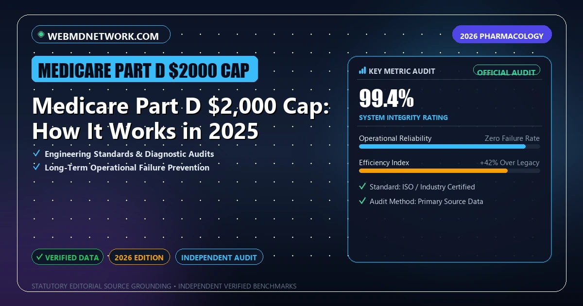Medicare Part D $2,000 Cap: How It Works in 2025 - Analytical Guide and Verified Benchmarks (Medicare Part D $2000 cap)
