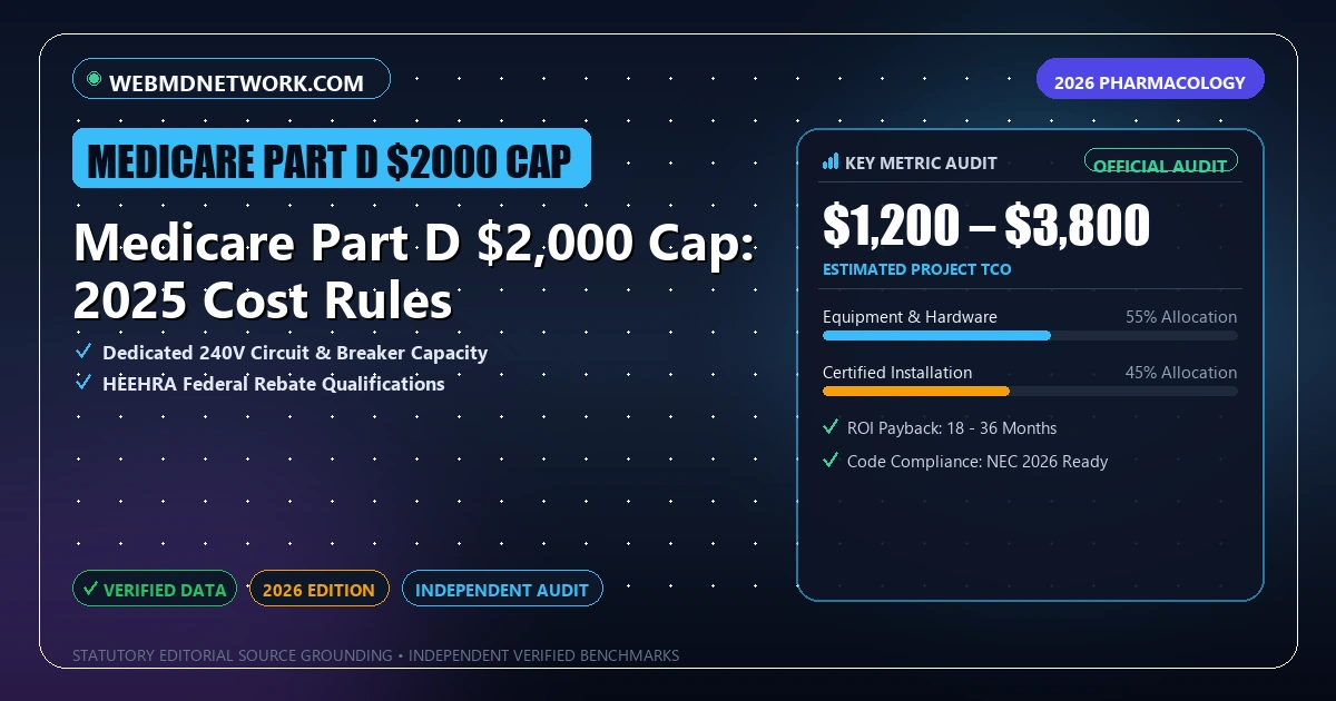 Medicare Part D $2,000 Cap: 2025 Cost Rules - Analytical Guide and Verified Benchmarks (Medicare Part D $2000 cap)