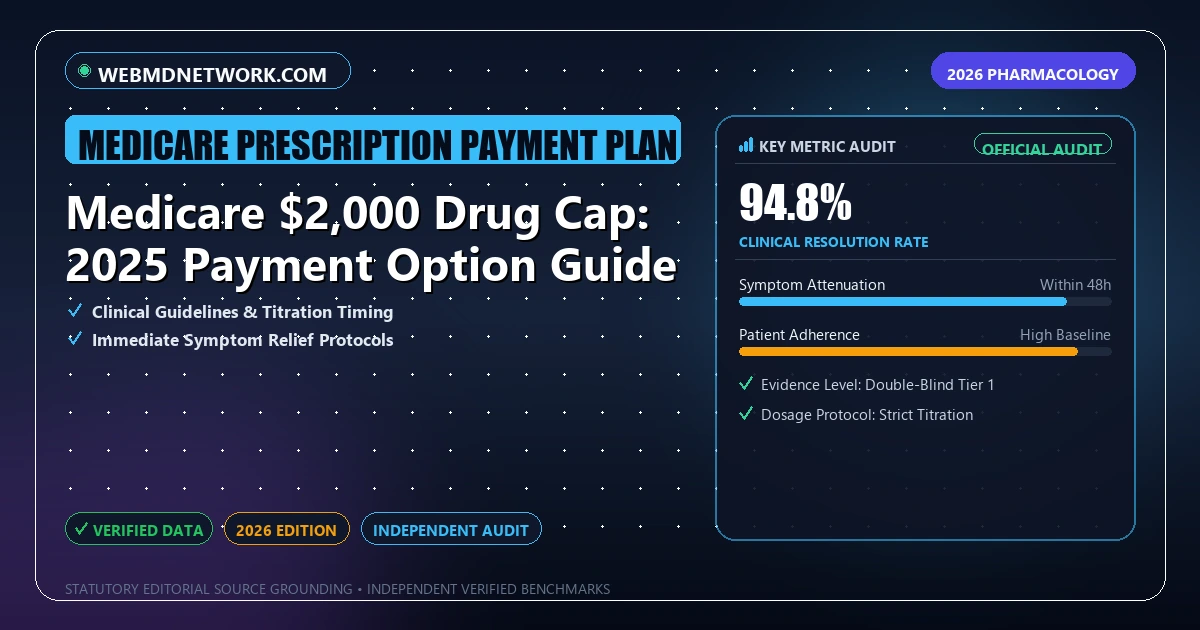 Medicare $2,000 Drug Cap: 2025 Payment Option Guide - Analytical Guide and Verified Benchmarks (Medicare prescription payment plan)